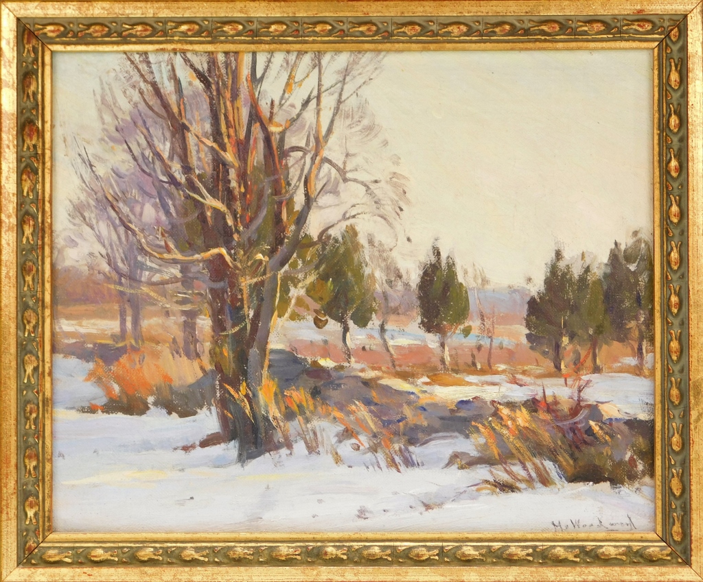 MABEL WOODWARD IMPRESSIONIST LANDSCAPE