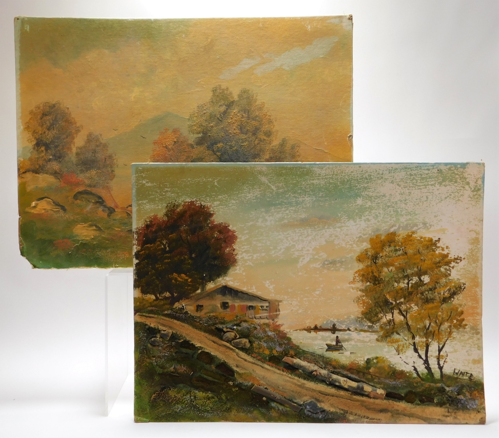 PR M C WAITE IMPRESSIONIST LANDSCAPE 299efa