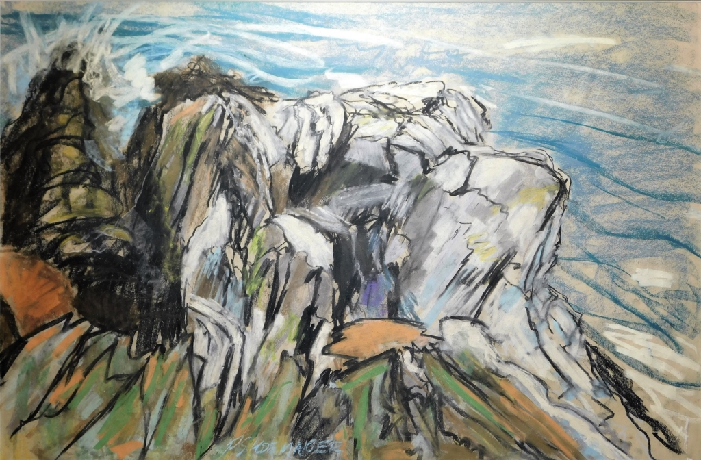 EXPRESSIONIST LANDSCAPE ROCK FORM