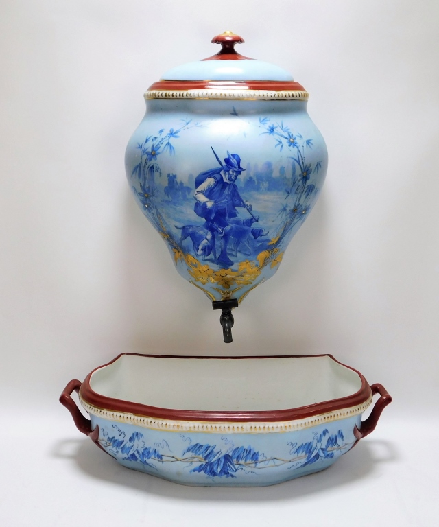 19C ITALIAN LAVABO PORCELAIN WASH