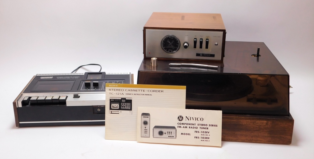 3PC NIVICO SONY GARRARD STEREO 299f99