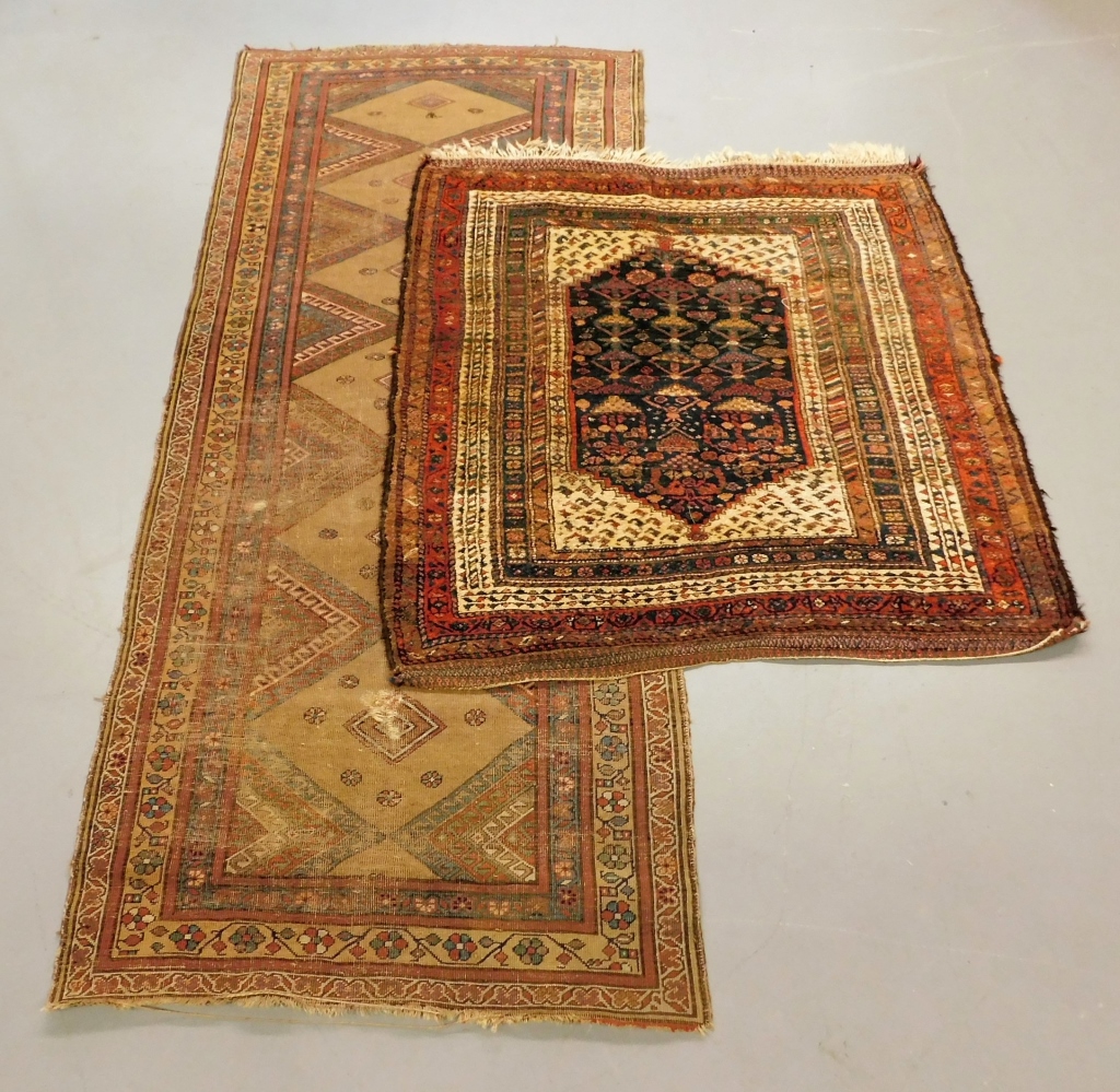 2PC ANTIQUE KURDISH BIDJAR & PERSIAN