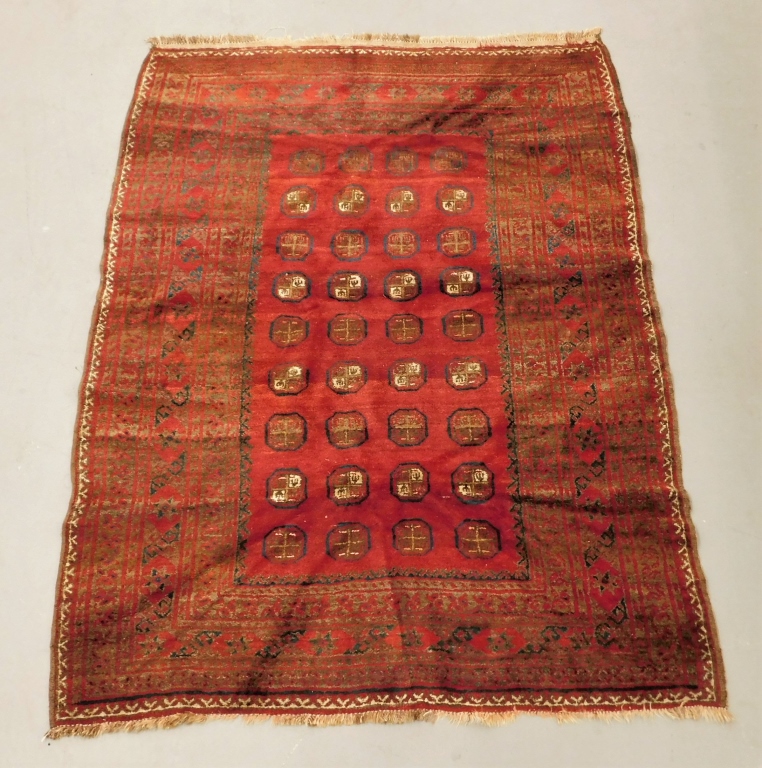 ANTIQUE RED BELOUCH RUG Middle