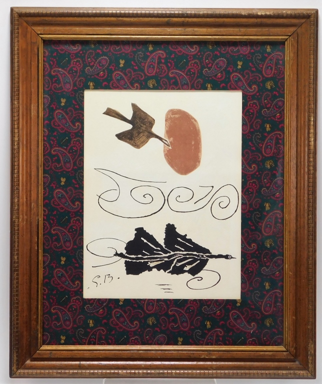 GEORGES BRAQUE ABSTRACT LITHOGRAPH France,1882-1963From