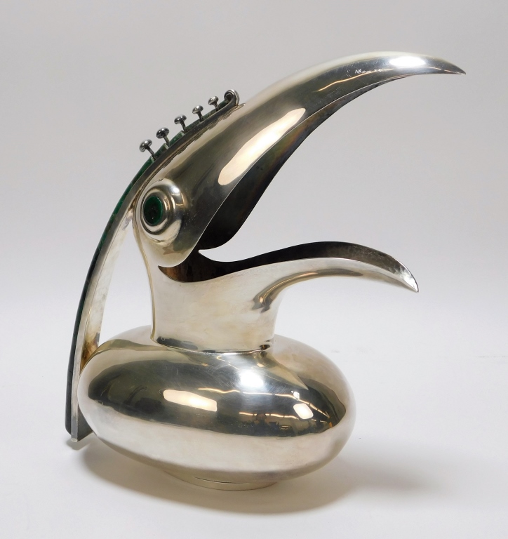 LOS CASTILLO SILVER PLATE TOUCAN 29a0b5