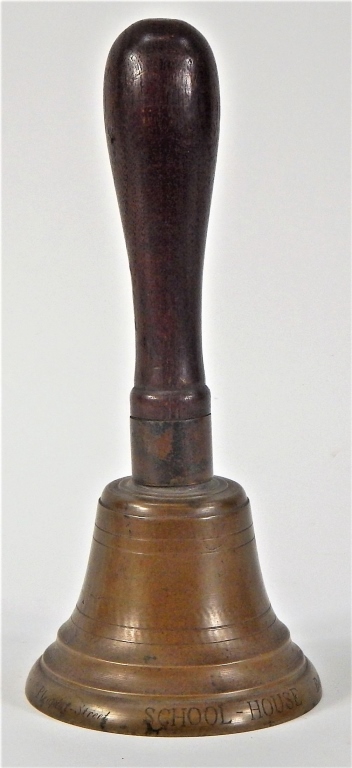 ENGRAVED SCHOOL BELL United States C  29a16d