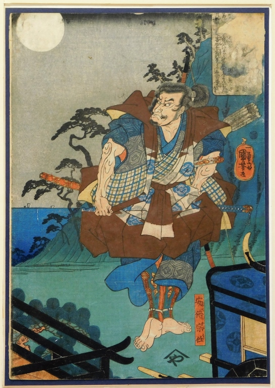 UTAGAWA KUNIYOSHI SAMURAI WARRIOR