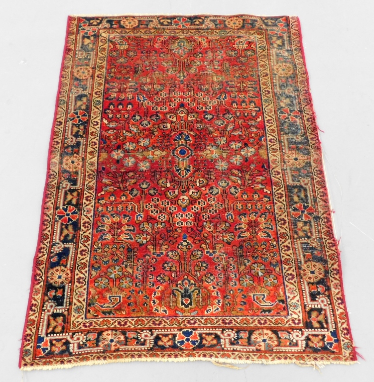 PERSIAN SAROUK RED RUG Middle East 20th 29a1a1