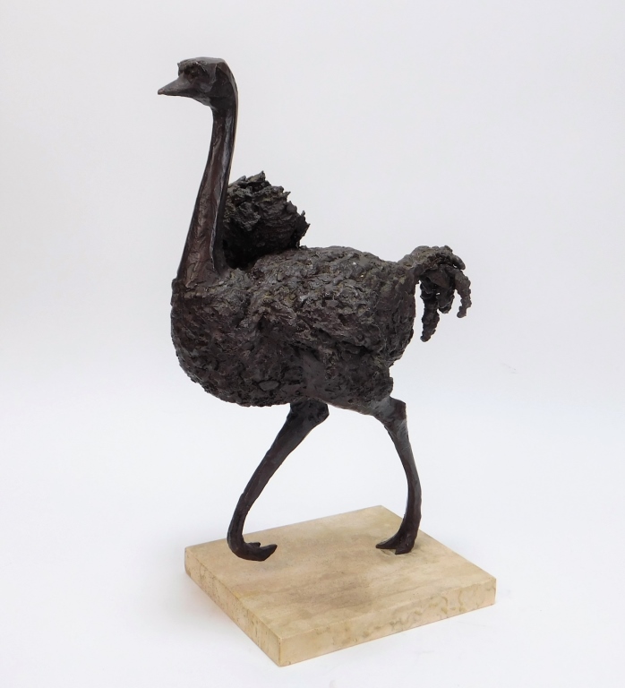 CYNTHIA LYMAN MODERN BRONZE OSTRICH