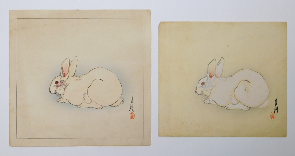 PR OGATA GEKKO WHITE RABBIT WOODBLOCK 29a2ac