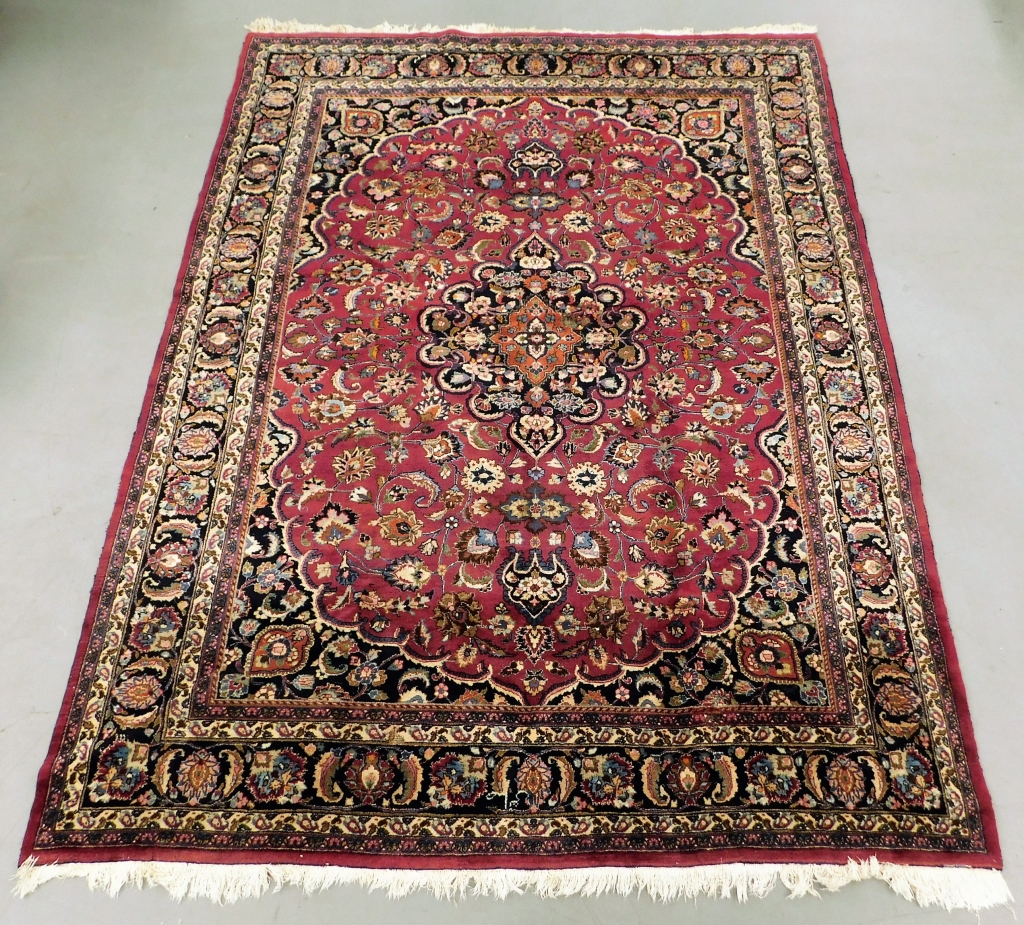 ANTIQUE PERSIAN RED ROOM SIZE RUG