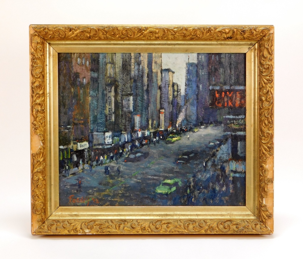 LORETTA FEENEY NEW YORK STREET SCENE