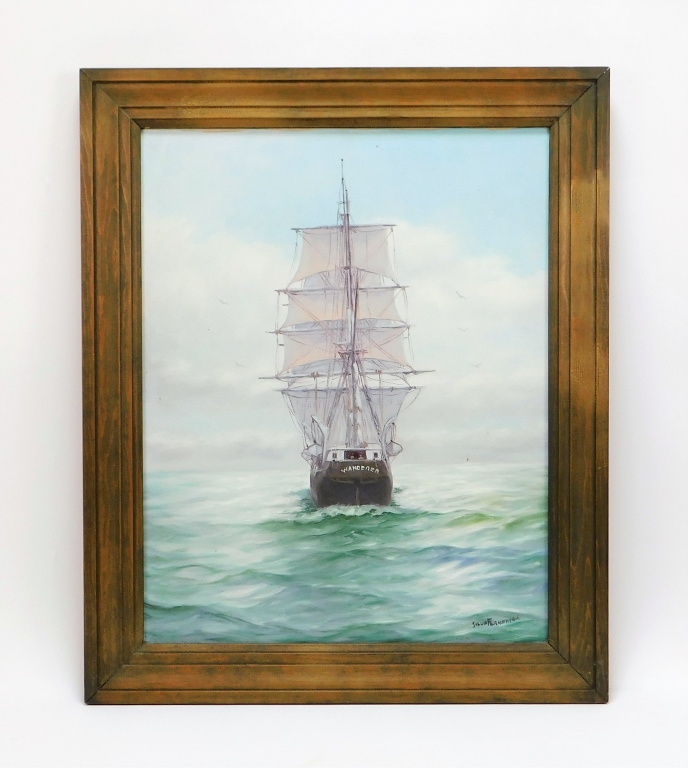 SILVA FERNANDES IMPRESSIONIST SHIP 29a303