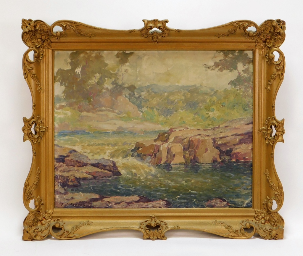 FREDERICK BOSTON IMPRESSIONIST LANDSCAPE