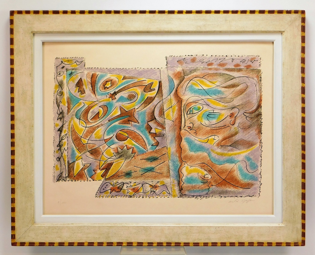 ANDRE MASSON SURREAL ABSTRACT AQUATINT