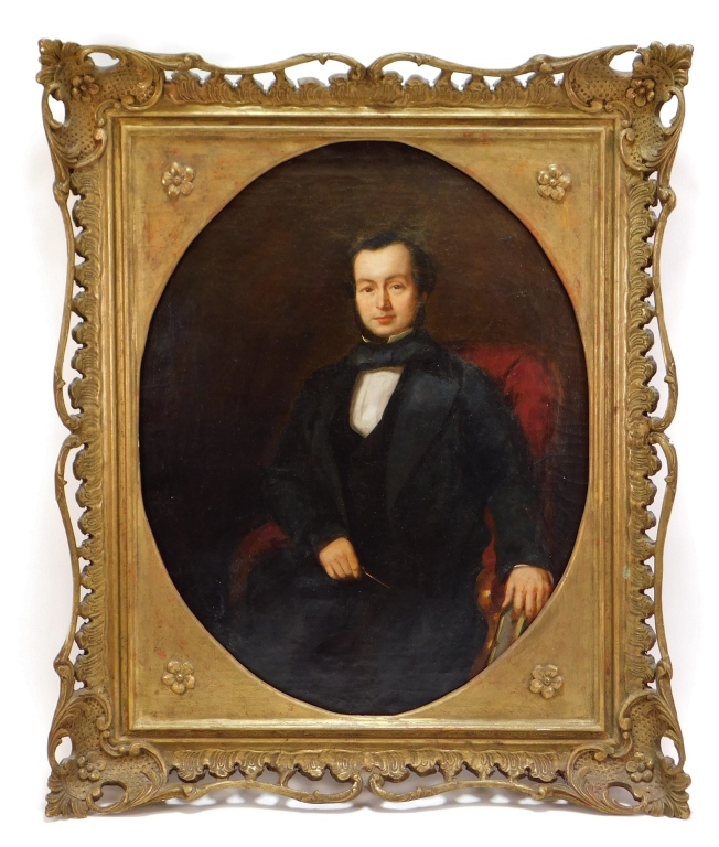 ENGLISH SCHOOL PORTRAIT OF A GENTLEMAN 29a33b