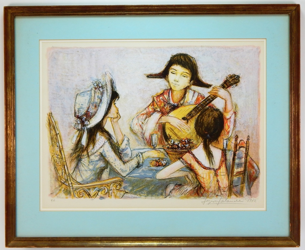 JAY JALAUDE MODERN IMPRESSIONIST LITHOGRAPH