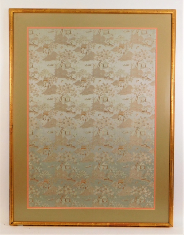 JAPANESE EMBROIDERED SILK TEXTILE