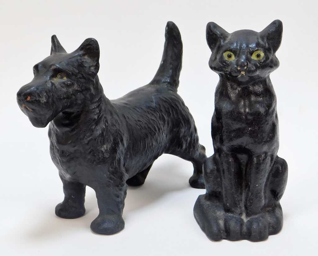 2 KLEISTONE CAT AND SCOTTIE DOG 29a4a3