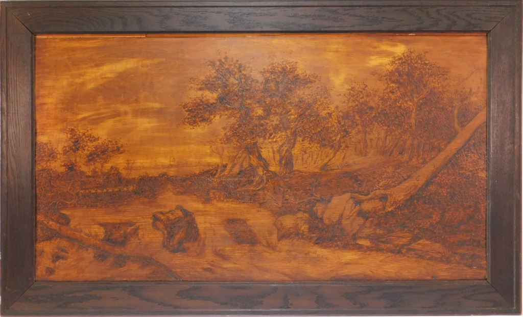 LG PYROGRAPHY IMPRESSIONIST LANDSCAPE 29a4ca