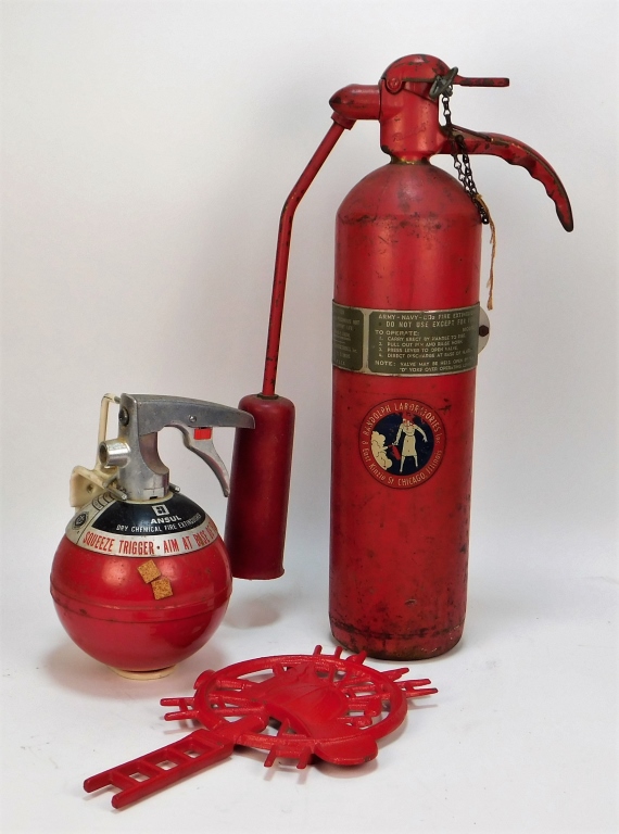 3PC MILITARY FIRE EXTINGUISHERS