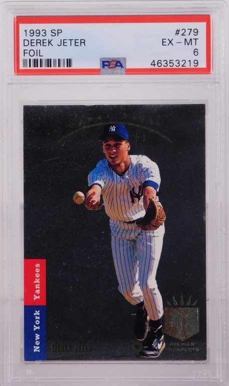 1993 SP DEREK JETER FOIL #279 PSA 6