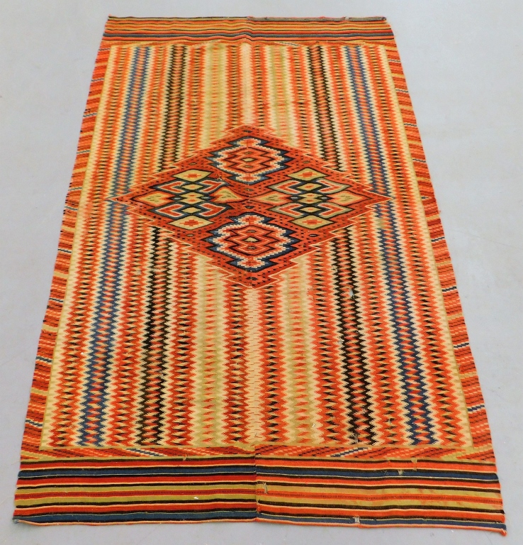 MEXICAN SERAPE GEOMETRIC FLAT WEAVE