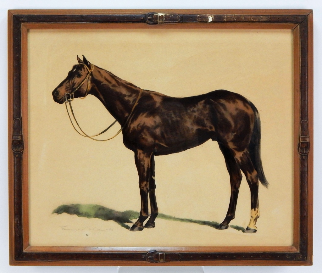 EDWARD CHASE PRIZE HORSE LITHOGRAPH