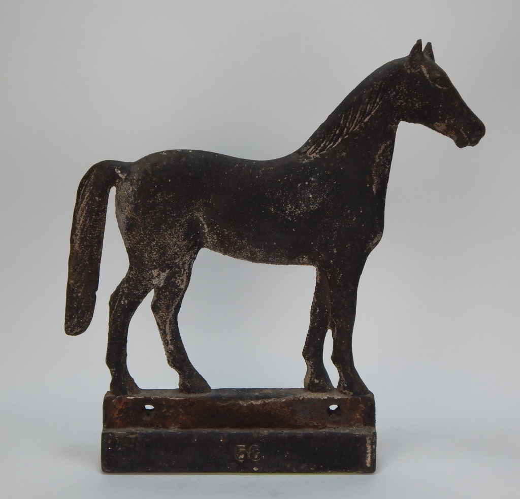 CAST IRON LONG TAIL WINDMILL HORSE WEIGHT