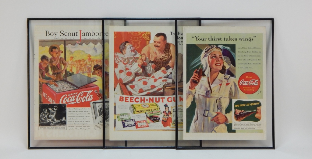 3 AMERICAN COCA COLA BEECH NUT 29a652