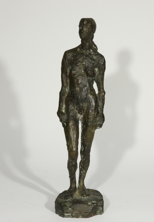 SWISS BRUTALIST BRONZE FEMALE NUDE 29a69f