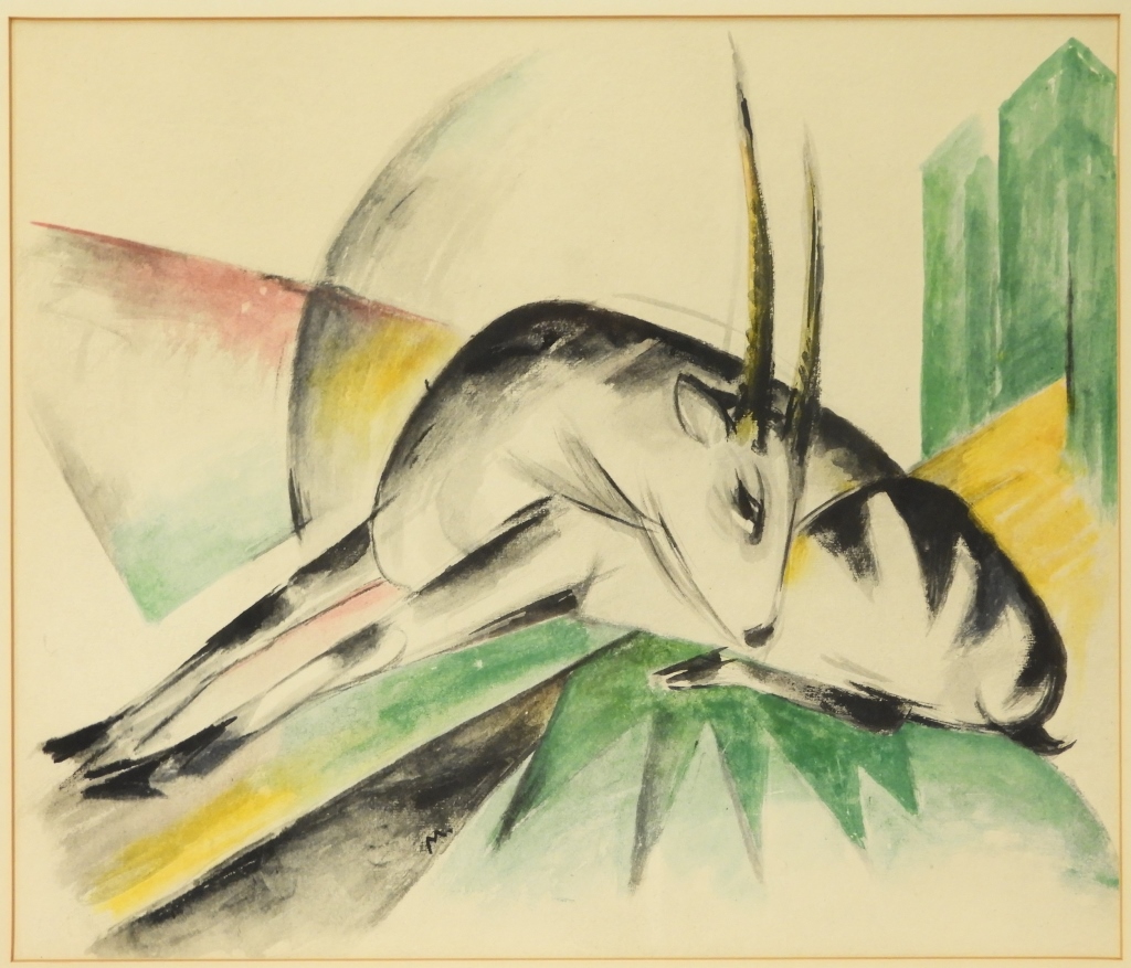 FRANZ MARC ANTELOPE EXPRESSIONIST 29a792