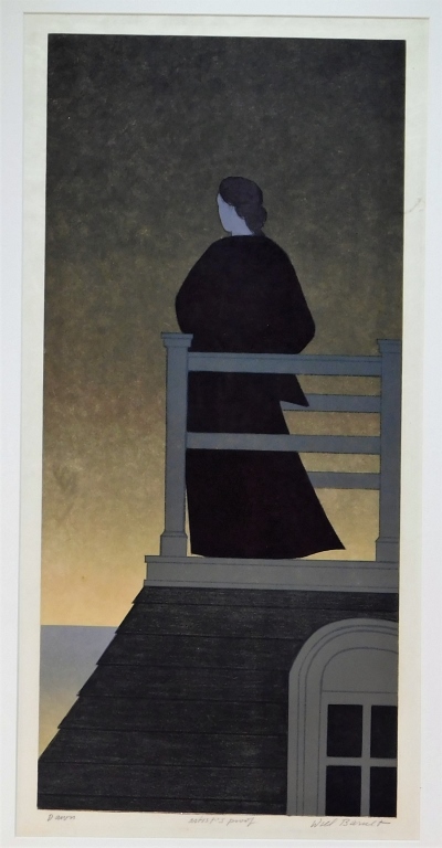 WILL BARNET DAWN ARTISTS PROOF LITHOGRAPH