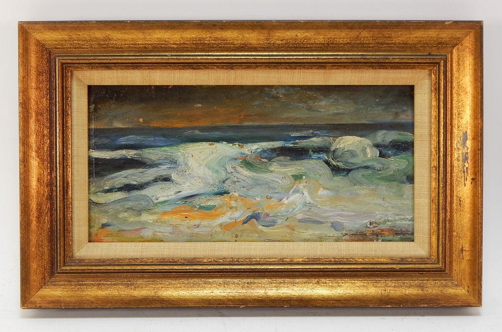 POST IMPRESSIONIST SYMBOLIST SEASCAPE