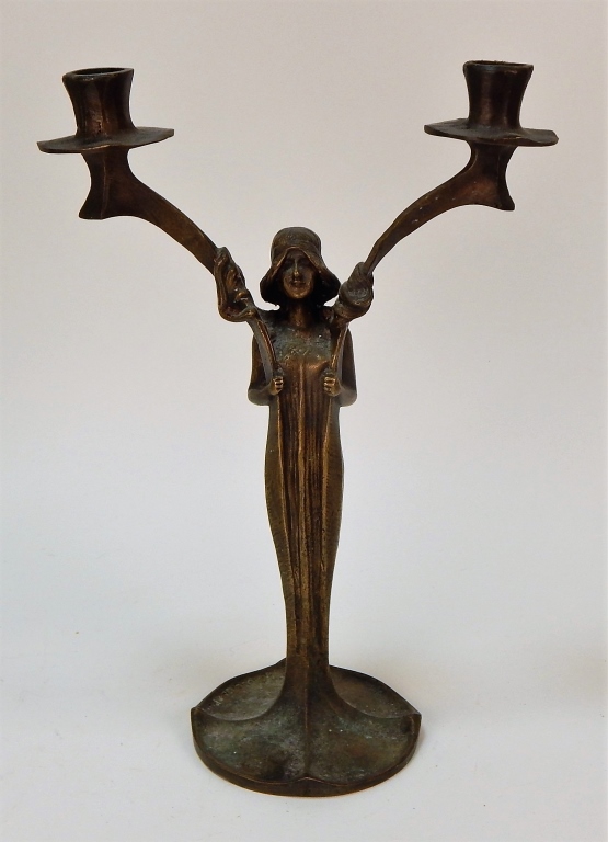 1902 EUROPEAN BRONZE ART NOUVEAU