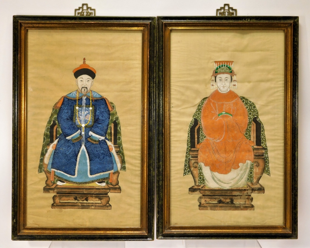 PR CHINESE ANCESTRAL PORTRAIT PAINTINGS