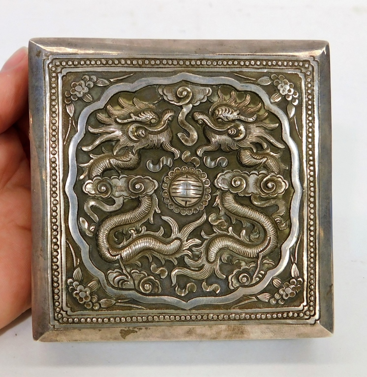 ANTIQUES SIGNED CHINESE SILVER 29b83e