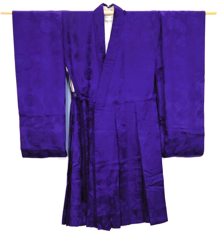 C 1900 MEIJI PERIOD DEEP PURPLE 29b884