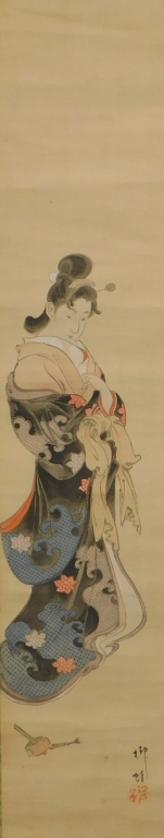 JAPANESE GEISHA GIRL HANGING WALL