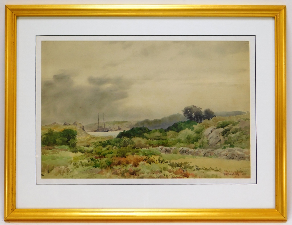 ALFRED B COPELAND LANDSCAPE WATERCOLOR 29b954