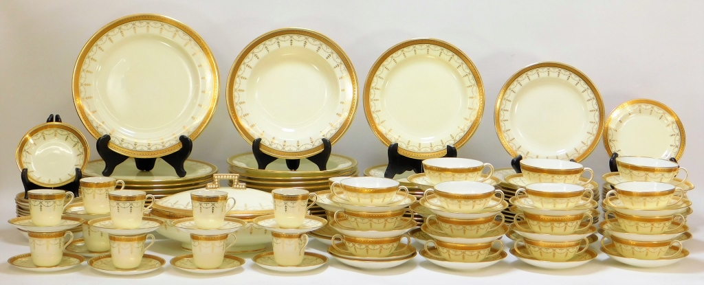 128PC CAULDON ENGLAND PORCELAIN 29b992