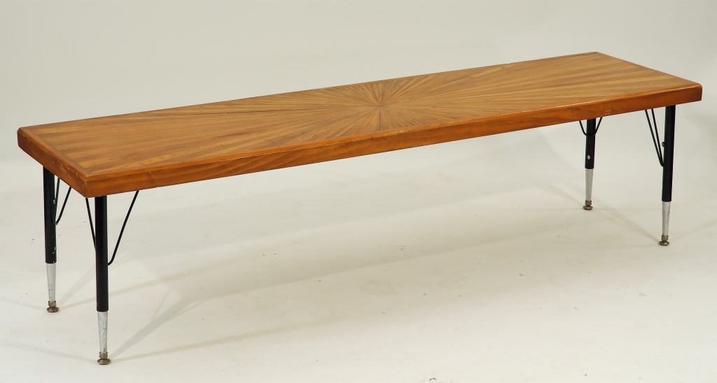 GEOMETRIC PARQUETRY BENCH MADE 29baaf