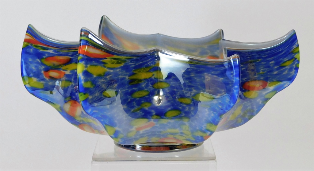 KRALIK CZECH MILLEFIORI ART GLASS 29bb5b