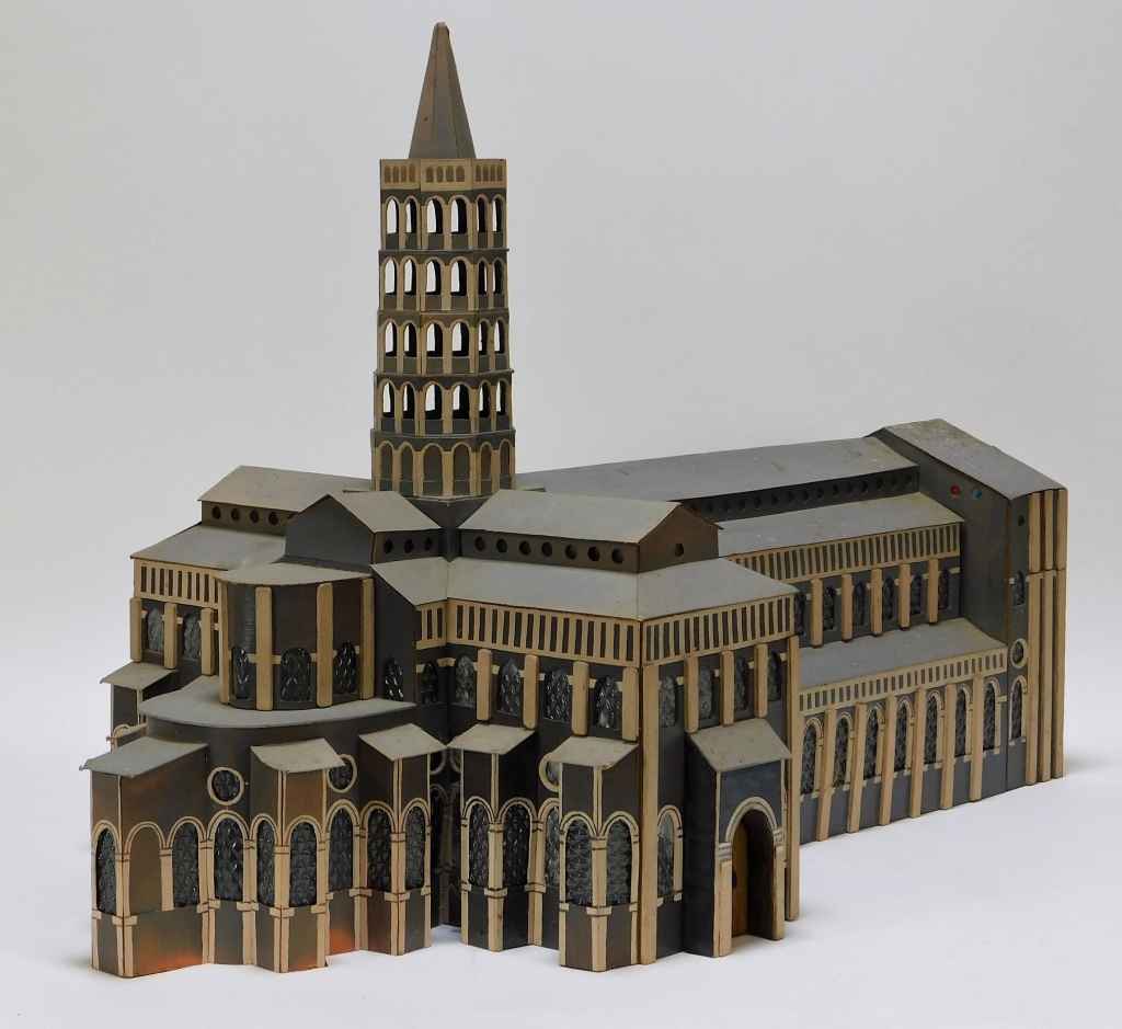 VINTAGE ARCHITECTURAL WOOD CATHEDRAL