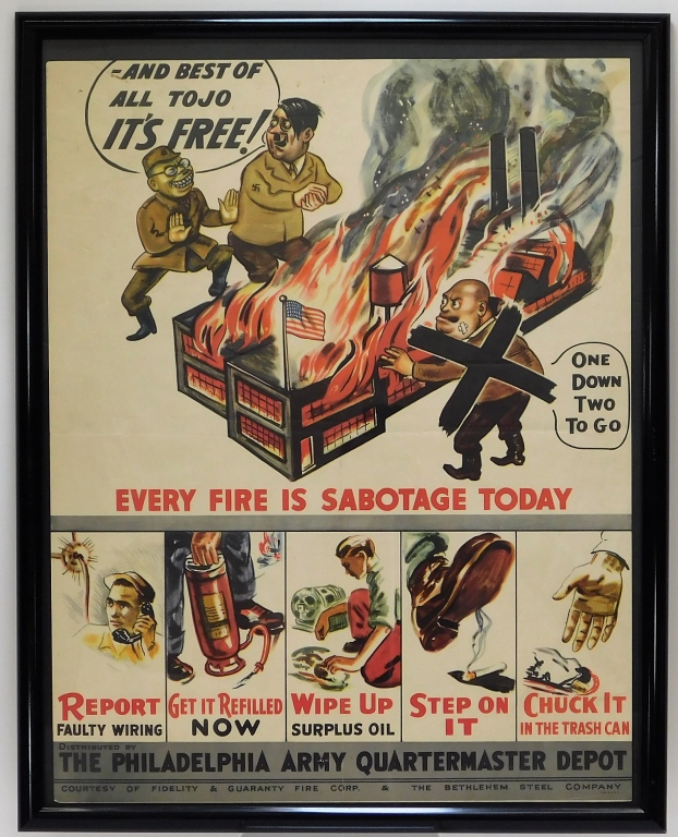 WWII EVERY FIRE IS SABOTAGE HITLER 29bc0a