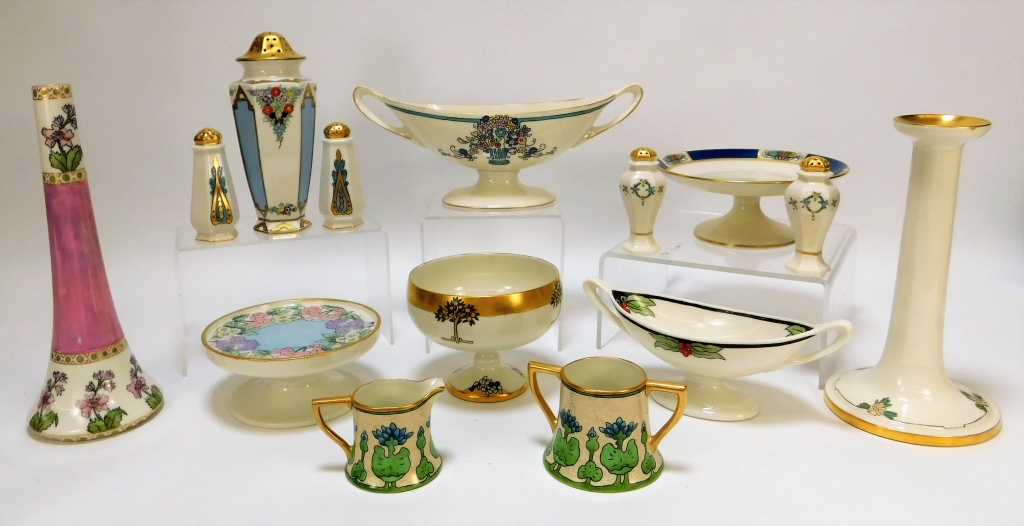 14PC AMERICAN BELLEEK PORCELAIN 29bce8