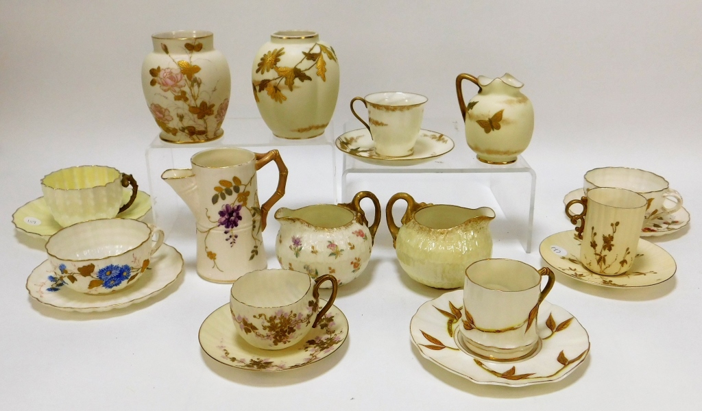 19PC AMERICAN BELLEEK PORCELAIN