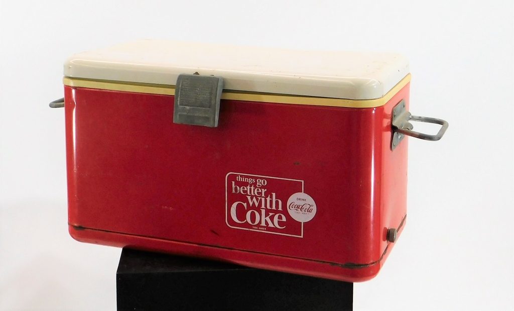 VINTAGE BETTER WITH COKE RED ADVERTISEMENT