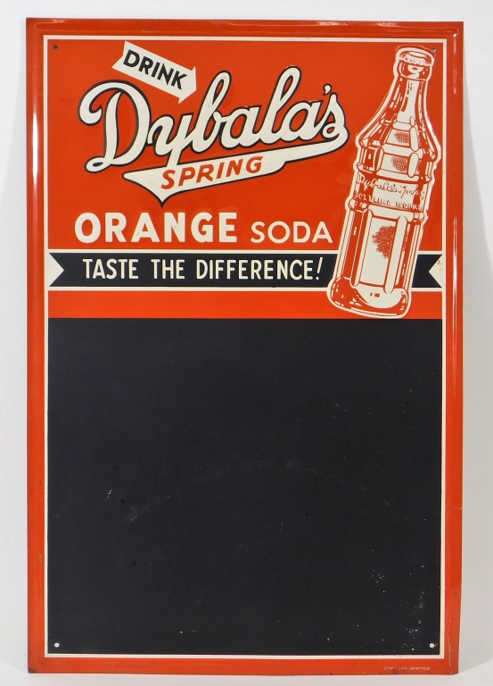 DRINK DYBALAS SPRING ORANGE SODA TIN