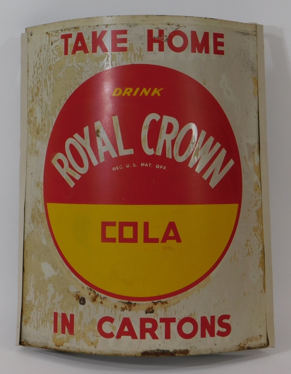 ROYAL CROWN COLA TWINE HOLDER SIGN United